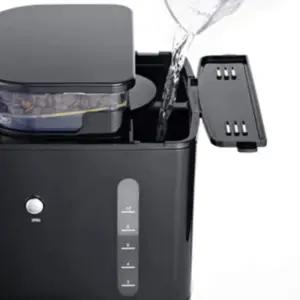 SEVERIN KA 4810 kohvimasin jahvatiga, klaaskann, taimer, 1000 W, roostevaba teras / must, pilt 2