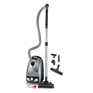 SEVERIN S'POWER BC 7045 tolmuimeja kotiga, HEPA 13 filter, 72 dB, plaatinhall / granaatpunane