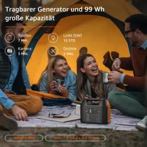 SinKeu Kaasaskantav Elektrijaam 99Wh