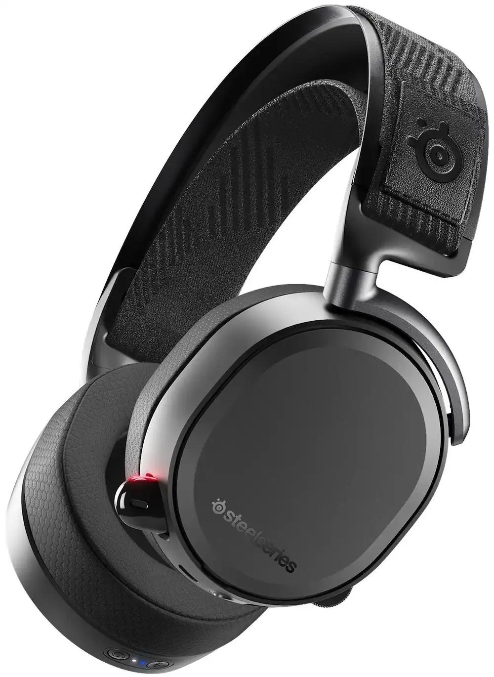 SteelSeries Arctis Pro Wireless – Juhtmevaba mänguri peakomplekt (2,4 GHz & Bluetooth) – Kõrglahutusega helidraiverid – Sobib PC, PS5 ja PS4 – Must