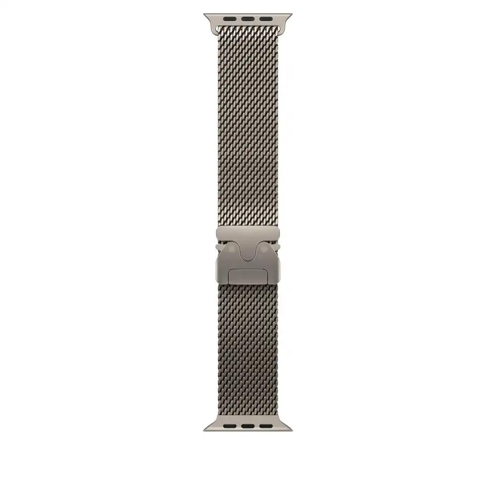 Apple Watch rihm – Milanaise käevõru – 49 mm – Natur – Medium