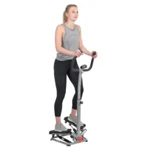 Sunny Health & Fitness Smart Twist Stepper käepidemega – Mini Stepper madala koormusega treeninguks