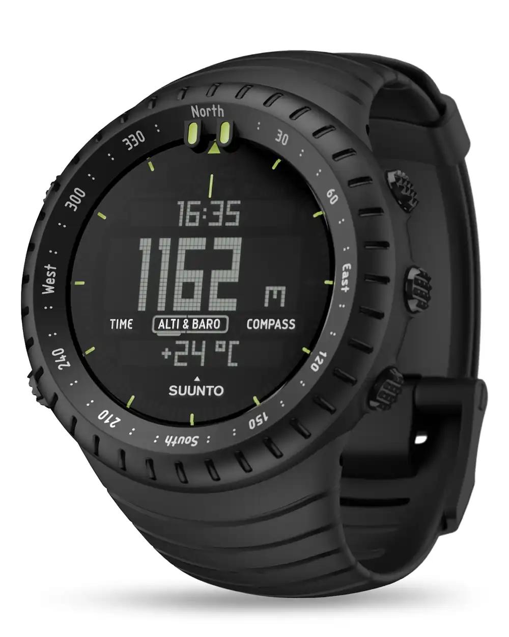 Suunto Core Outdoor-kell kõrgusmõõturi, baromeetri ja kompassiga, Täismust