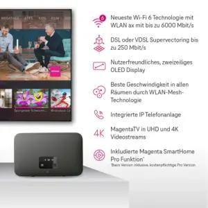Telekom Speedport Smart 4 Mesh Komplekt koos Speed Home WiFi kordajaga