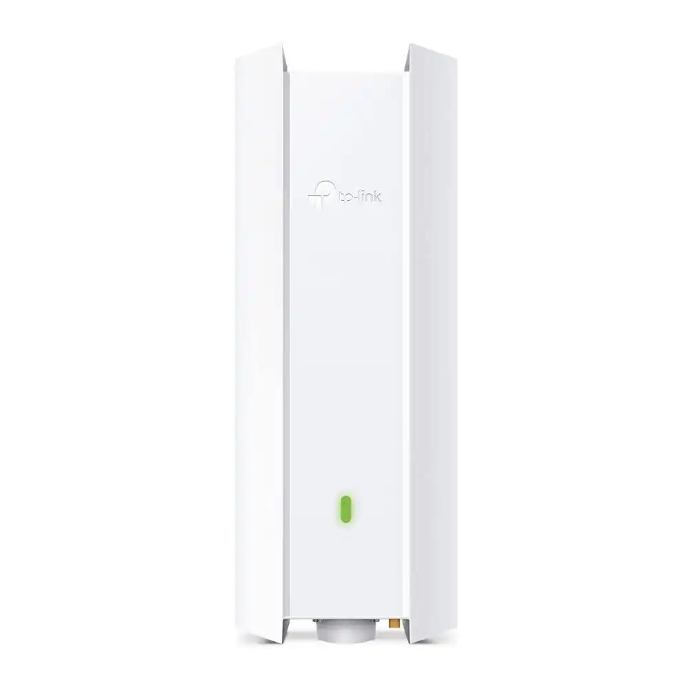 TP-Link EAP610-Outdoor AX1800 Gigabit Dualband WiFi 6 WLAN pääsupunkt (1775 Mbit/s, Omada SDN, keskne haldus, 1 Gigabit port, IP67, sujuv WiFi-rändlus, PoE toitega) valge