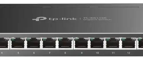 TP-Link TL-SG116E 16-pordiline Gigabit Easy Smart hallatav võrgulüliti (Gigabit-RJ45-pordid