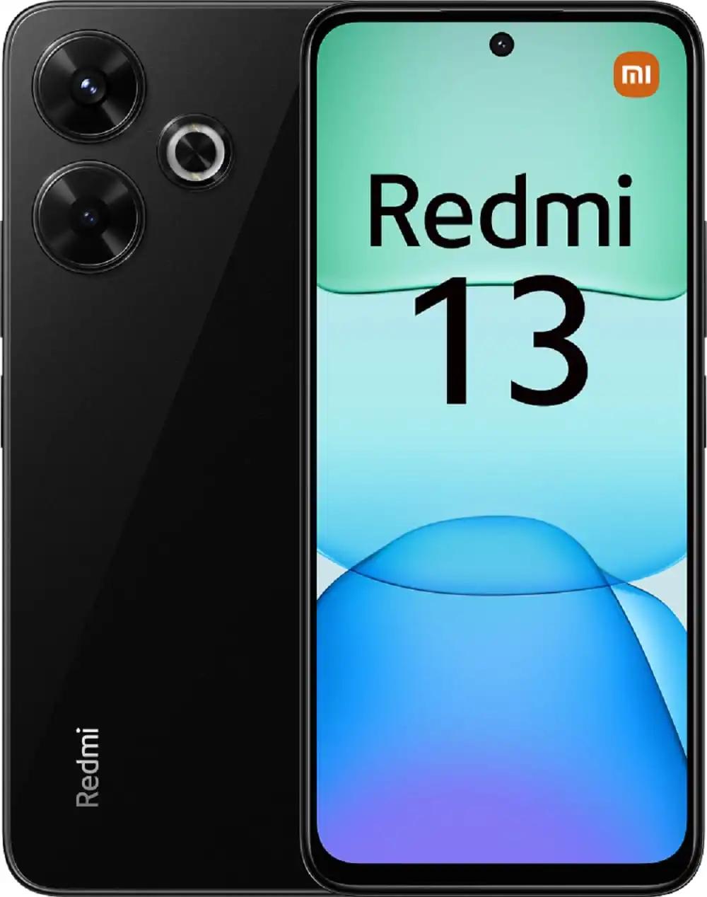 Xiaomi Redmi 13 128GB Südaöö Must