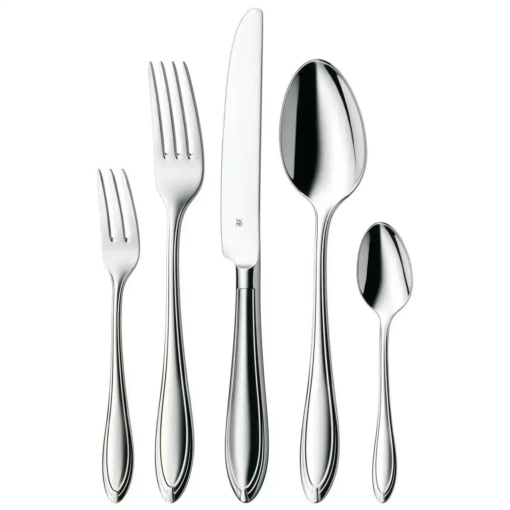 WMF Verona söögiriistakomplekt, 12 inimesele, 60-osaline, Monoblock noad, poleeritud Cromargan roostevaba teras, läikiv, nõudepesumasinas pestav
