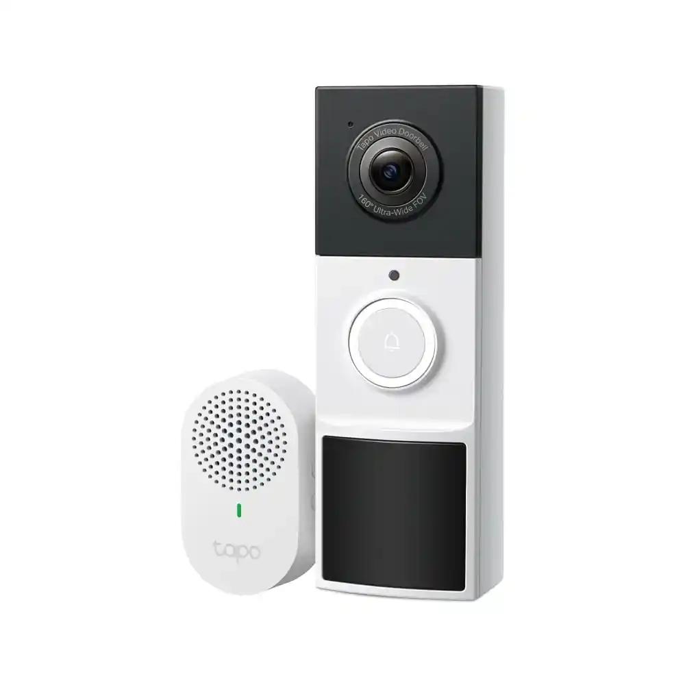 Tapo TP-Link D210 Video-Uksekell Aku | Uksekell kaameraga, 2K 3MP, värviline öövaade, kahesuunaline heli, 6400mAh mitte eemaldatav aku, tehisintellekti tuvastus, kellaheli kaasas
