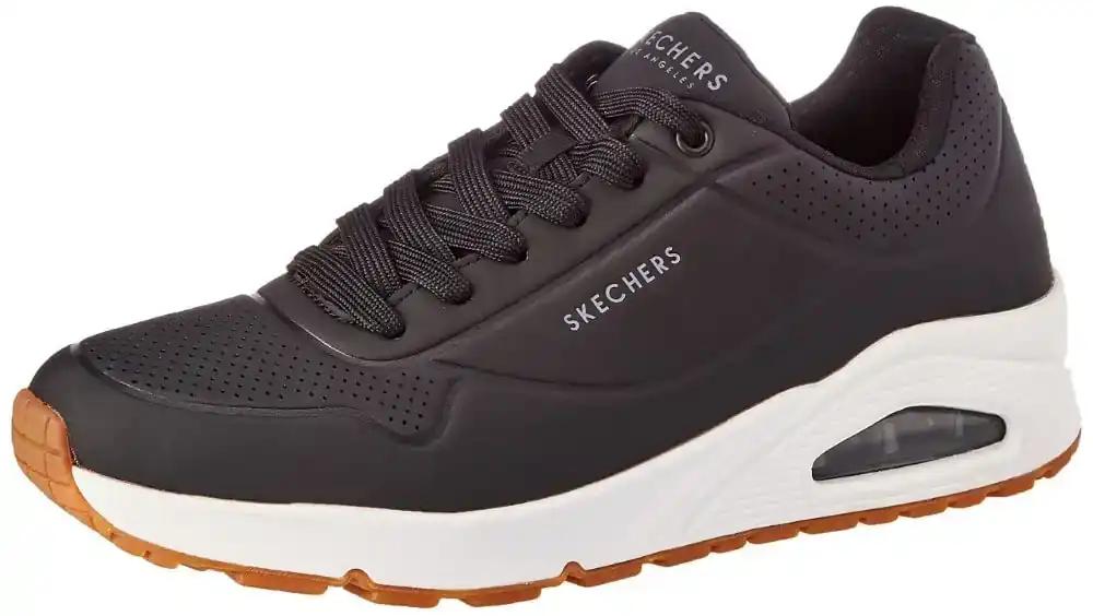 Skechers meeste Uno Stand On Air tossud, must Durabuck viimistlus, 44 EU