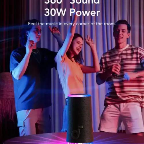 soundcore Glow mobiilikõlar 30W 360° ruumilise heliga