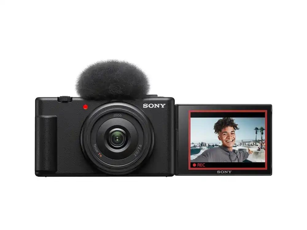 Sony Vlog Kaamera ZV-1F | Digikaamera (keeratav ja pööratav ekraan, 4K video, aegluup, vlogimise funktsioonid) – Must