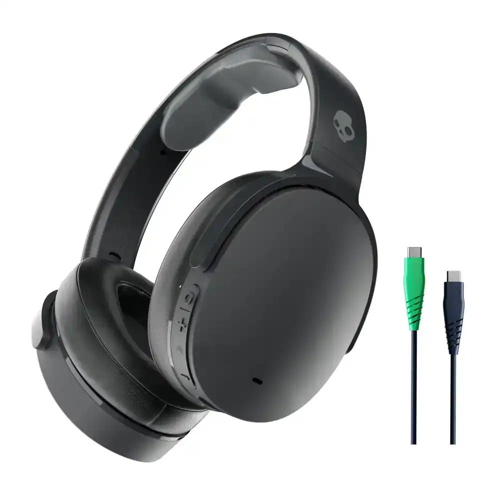 Skullcandy Hesh ANC üle kõrva juhtmevabad kõrvaklapid mürasummutusega, 22-tunnise akukestvusega, mikrofoniga, ühilduvad iPhone’i, Androidi ja Bluetooth-seadmetega – must