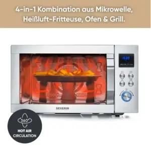 SEVERIN 4-ühes mikrolaineahi „Crispy Wave“