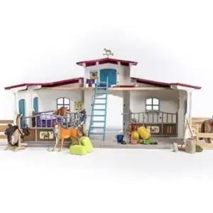 schleich Horse Club 42567 ratsatalu, 115-osaline hobusemängukomplekt, alates 5 aastast, pilt 2