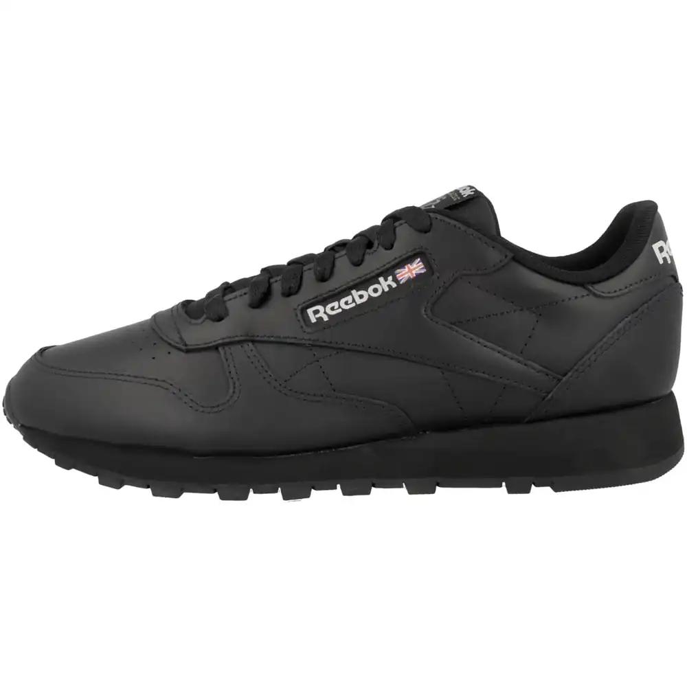Reebok unisex Classic nahast tossud, must/hall, 42.5 EU