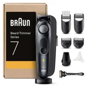 Braun Series 7 BT7441 habemetrimmer ja juukselõikur, 40 pikkuse seadistust, veekindel