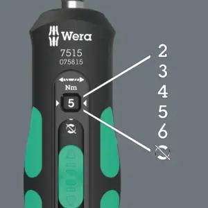 Wera 05075850001 7515/7 Kraftform Safe-Torque Speed jalgrattatööriistade komplekt