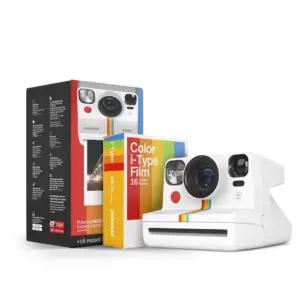Polaroid Now+ Generation 2 - Kaamera + Filmikomplekt (16 fotot kaasas) - Valge - Bluetoothiga ühendatud rakendusega juhitav kiirpildikaamera