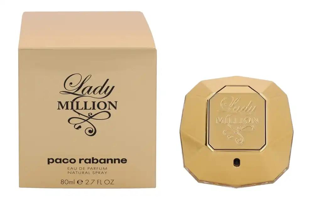 Paco Rabanne Lady Million Eau De Parfum pihustiga parfüüm naistele (1x 80 ml)