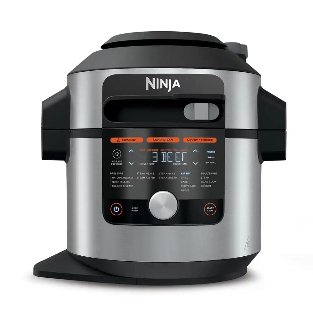 Ninja Foodi MAX Multikeetja nutika kaanega, 7,5L, 14-ühes multikeetja, kiirkeetja, kuumaõhufritüür, aeglane keetja, digitaalne temperatuuriandur, roostevaba teras, OL750EU