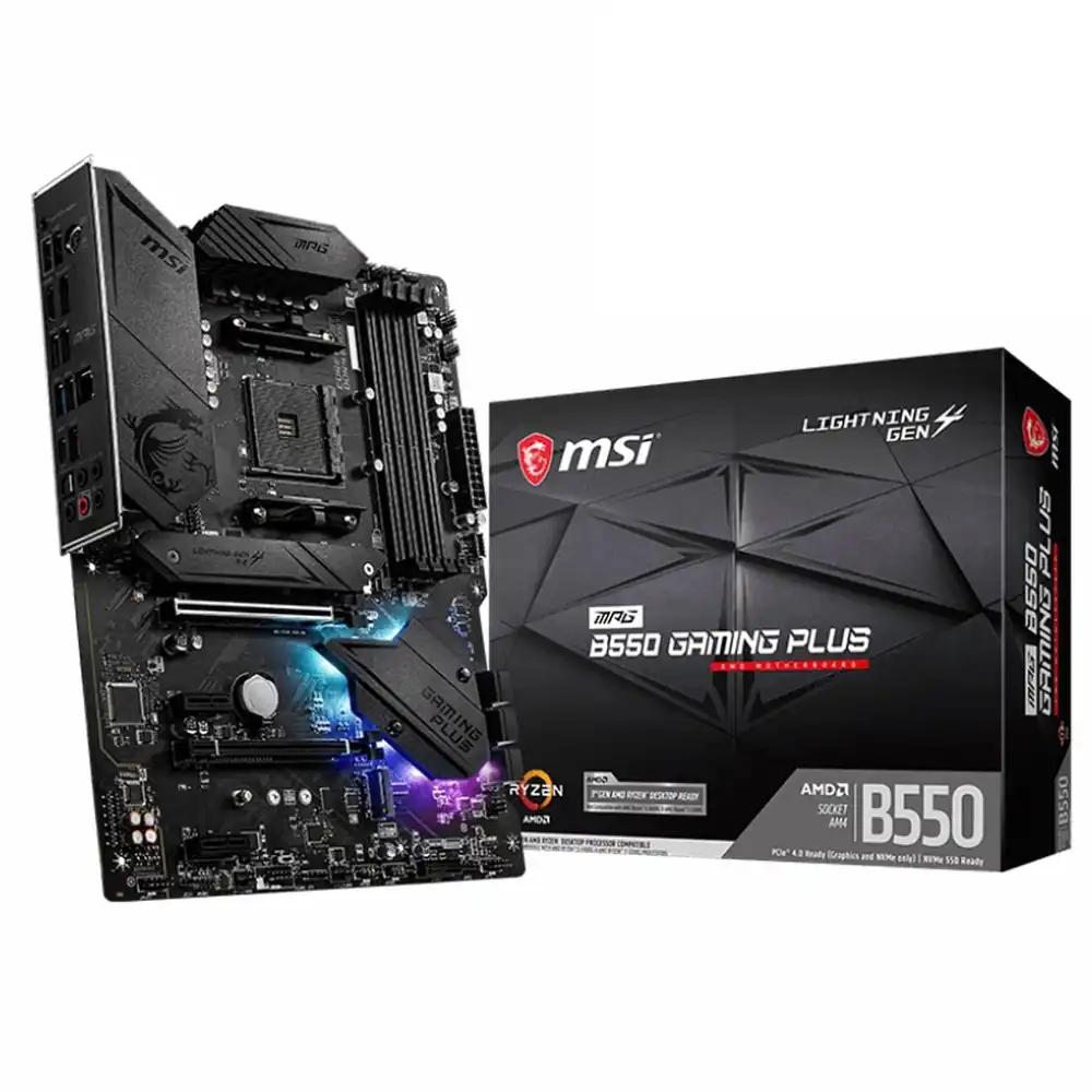 MSI MPG B550 Gaming Plus – ATX mänguri emaplaat AMD AM4, DDR4, M.2, USB 3.2 Gen 2, HDMI, Ryzen 5000 tugi