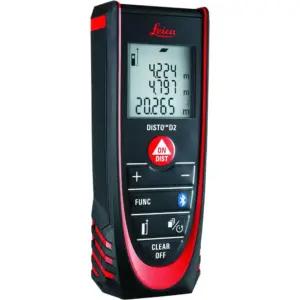Leica DISTO D2 – funktsionaalne laser-kaugusmõõtja Bluetoothiga (rakenduse tugi) kauguse