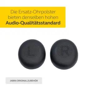 Jabra kõrvapadjad Evolve2 40/65 jaoks – 6 paari varupatju musta värvi