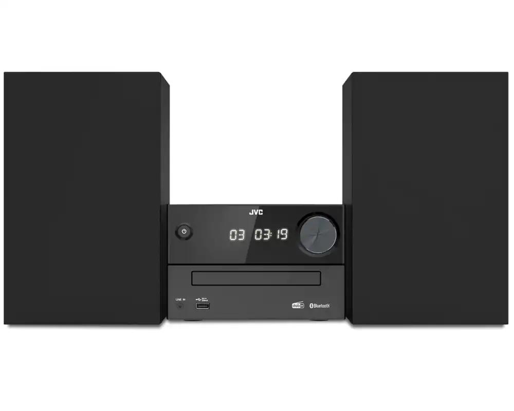 JVC UX-C25DAB – Mikro HiFi-süsteem CD, USB, Bluetooth, DAB+, FM-RDS, Line-In ja IR-kaugjuhtimispuldiga, Must