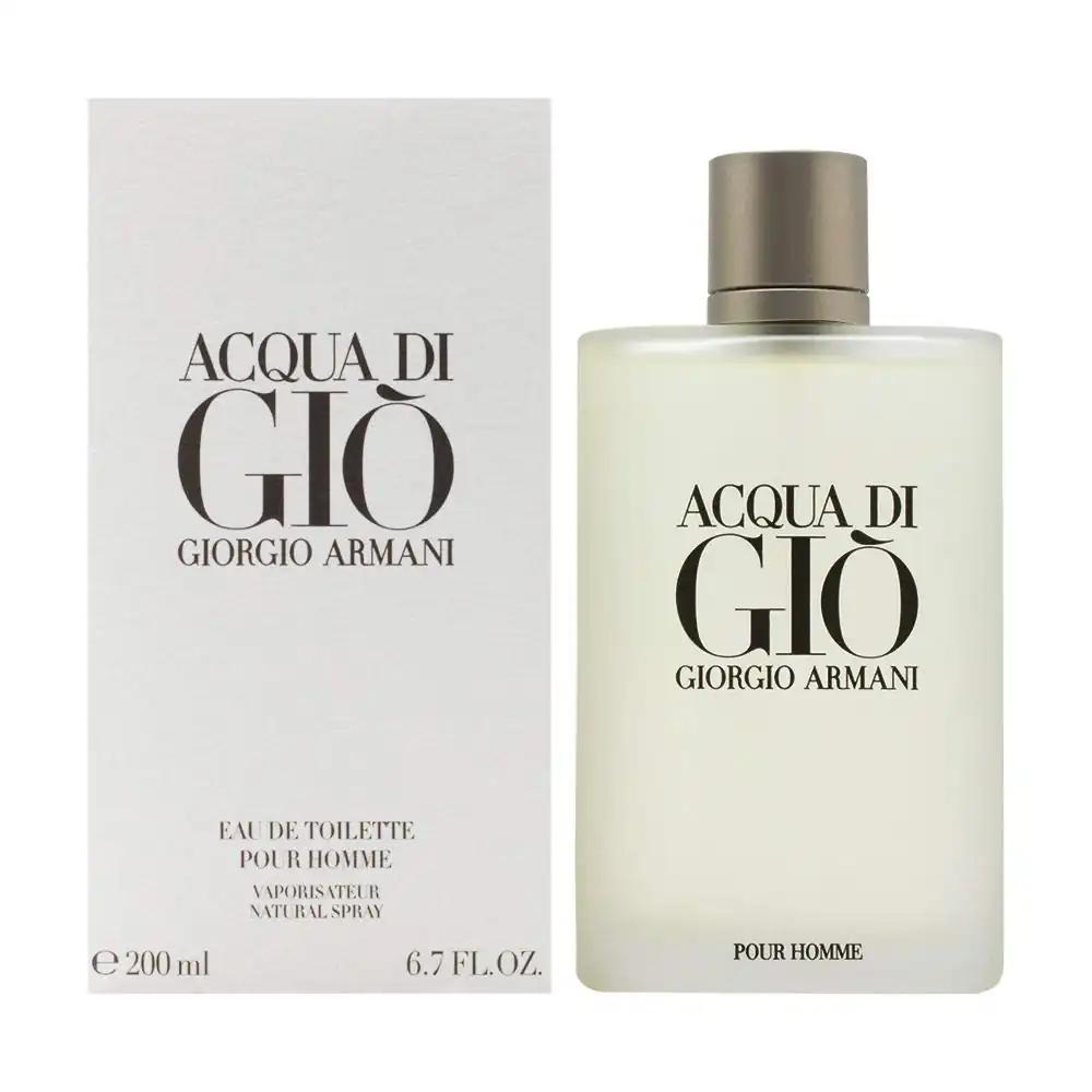 Giorgio Armani Acqua di Gio Homme, Eau de Toilette, Valge, 1 pakk (1 x 200 ml)