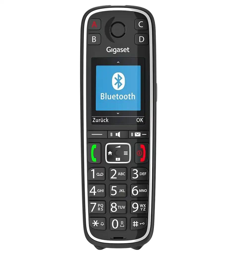 Gigaset E720HX DECT-käsitelefon, Bluetooth 4.2, SOS-nupp, must, ilma baasita