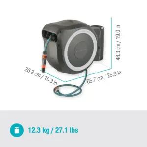 Gardena seinale kinnitatav voolikukast RollUp XL 35 m - ideaalne suurtele aedadele