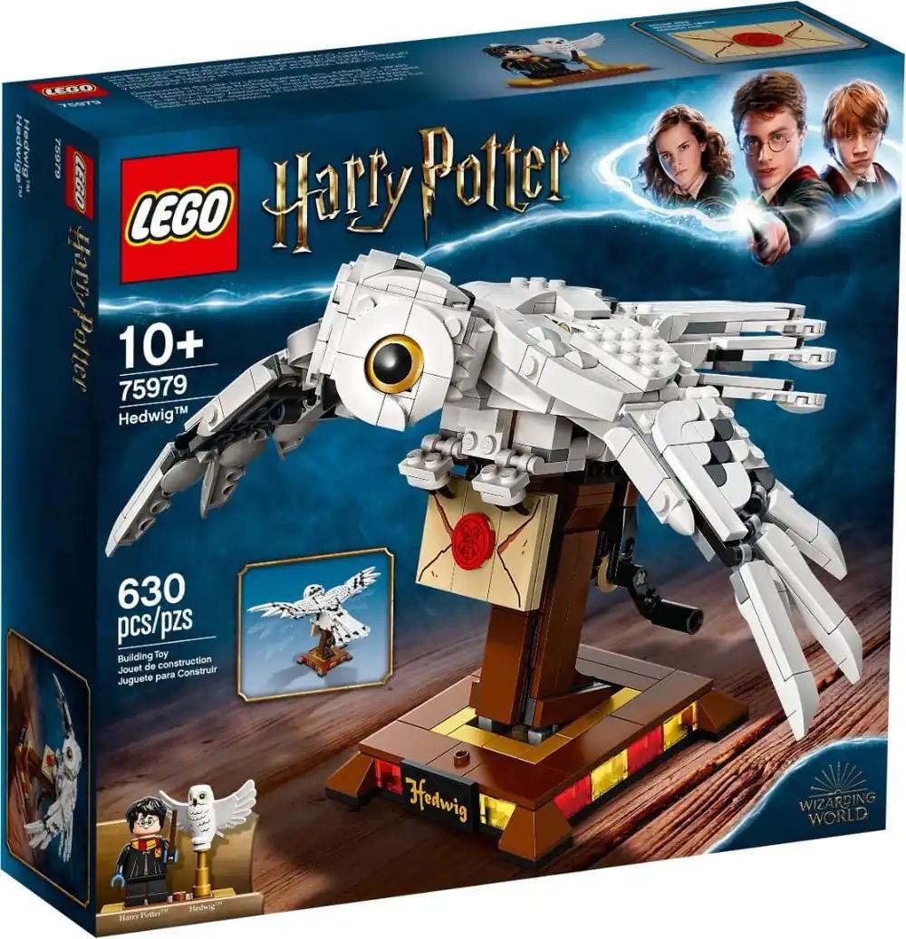 LEGO 75979 Harry Potter Hedwig – ehitusmänguasi liikuvate tiibadega, kollektsioneeritav mudel