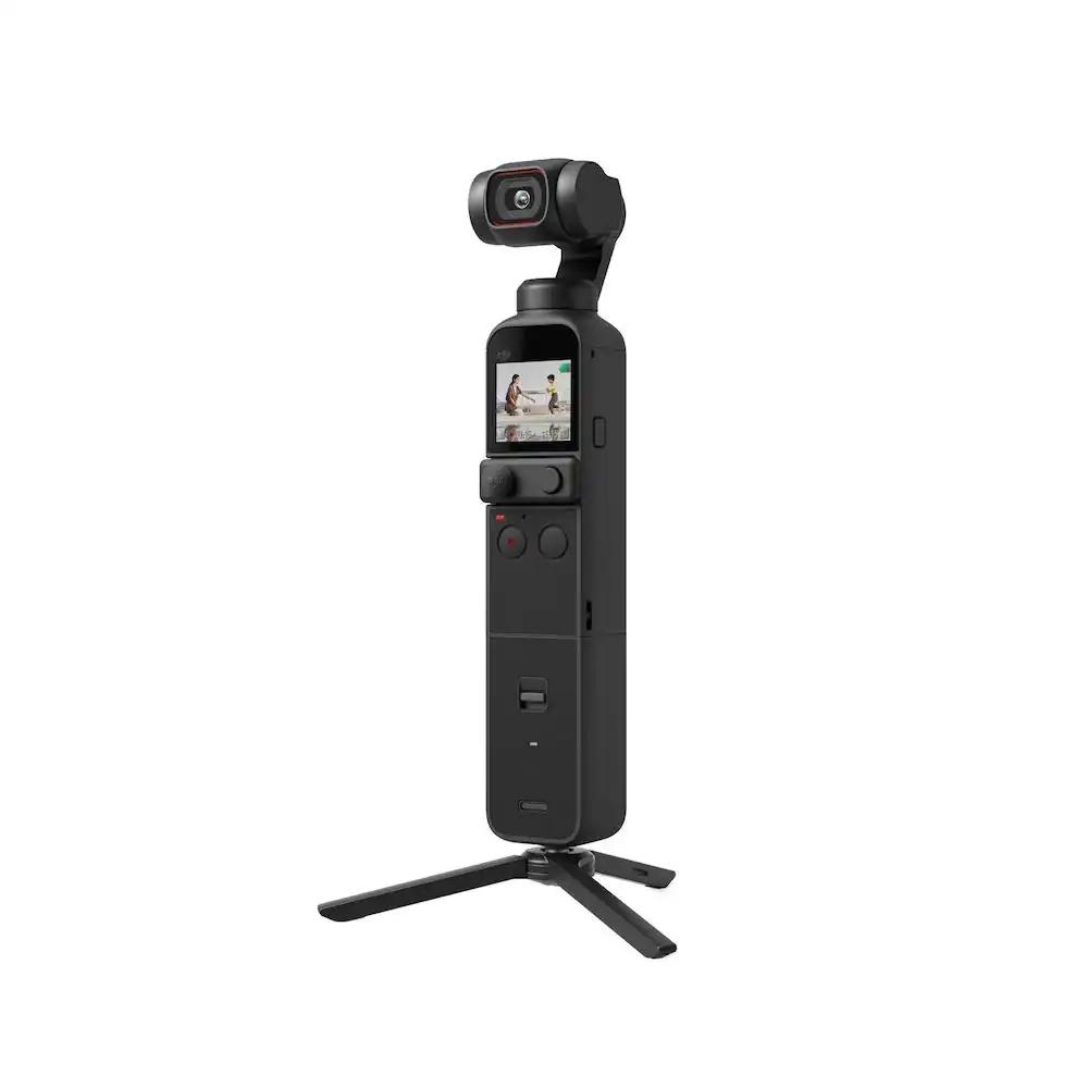 DJI Pocket 2 Creator Combo – 3-teljeline gimbali stabilisaator 4K-kaameraga, Vlog, Ultra-HD video, 64 MP resolutsiooniga foto, 1/1,7-tolline CMOS, HDR, mürasummutus, intervallvõte, aegluubis salvestamine