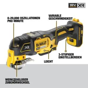 DEWALT 18V aku-multitööriist DCS356NT (baasversioon)