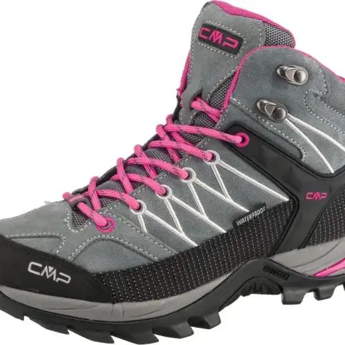 CMP Rigel Mid Wmn naiste veekindlad matkajalatsid, hall/fuksia, 39 EU