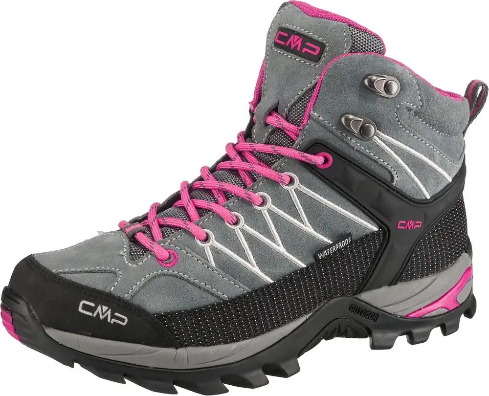 CMP naiste Rigel Mid Wmn veekindlad matkajalatsid, hall/fuksia/jää, 39 EU