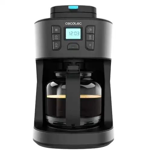 Cecotec tilgakohvimasin Coffee 66 Grind & Drop – 1086 W, teraveski, kuni 12 tassi, ExtremeAroma tehnoloogia, digitaalne kohvimasin, roostevabast terasest, automaatne väljalülitus