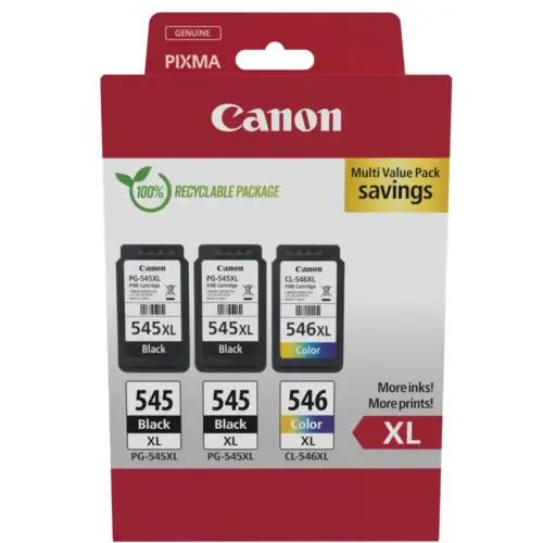 Canon originaaltint PG-545XL x 2 / CL-546XL (3 tindi-kassetti; 2x must XL + 1x värviline XL) - Multipakk
