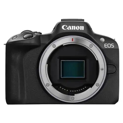 Canon EOS R50 hübriidkaamera + RF-S 18-45mm IS STM objektiiv – peeglita kaamera (digitaalkaamera autofookusega