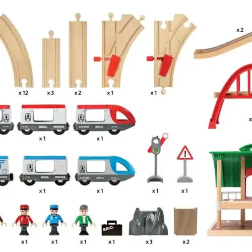 BRIO World 33512 suur reisirongikomplekt, 42 osa, alates 3. eluaastast, pilt 2