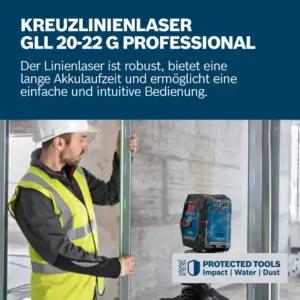 Bosch Professional joonlaser GLL 20-22 G (kinnitus LB 10