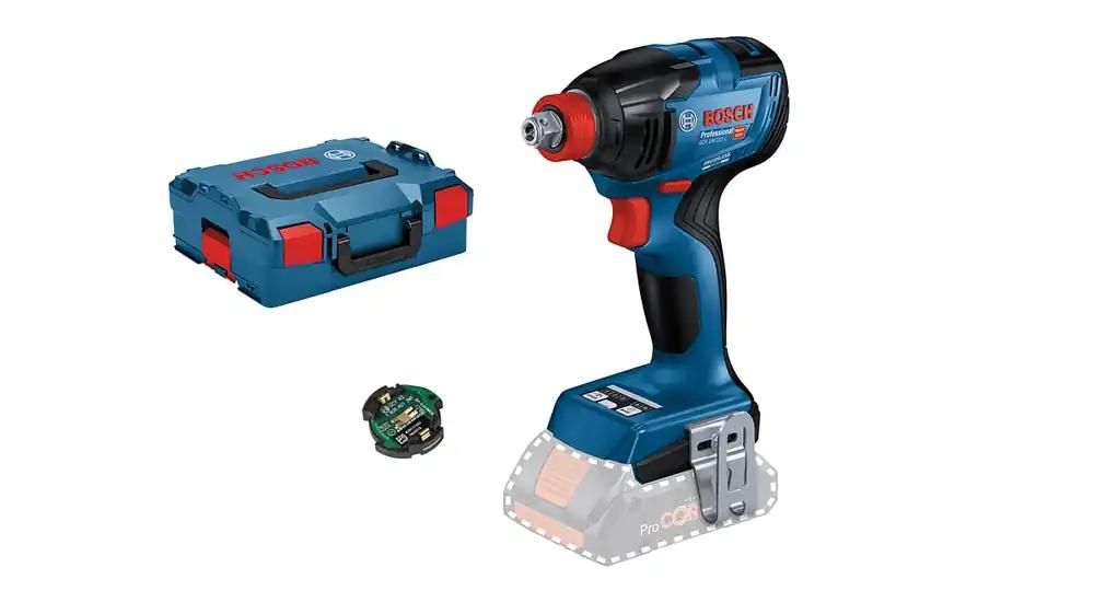 Bosch Professional 18V süsteemi aku löökmutrikeeraja GDX 18V-210 C (max. pöördemoment 210 Nm, kaasa arvatud Bluetooth Low Energy moodul GCY 42, L-BOXX, ilma aku ja laadijata)
