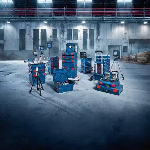 Bosch Professional tööriistakandmissüsteem L-BOXX (koormustaluvus kuni 100 kg) + 13-osaline sisekarpide komplekt L-BOXX jaoks