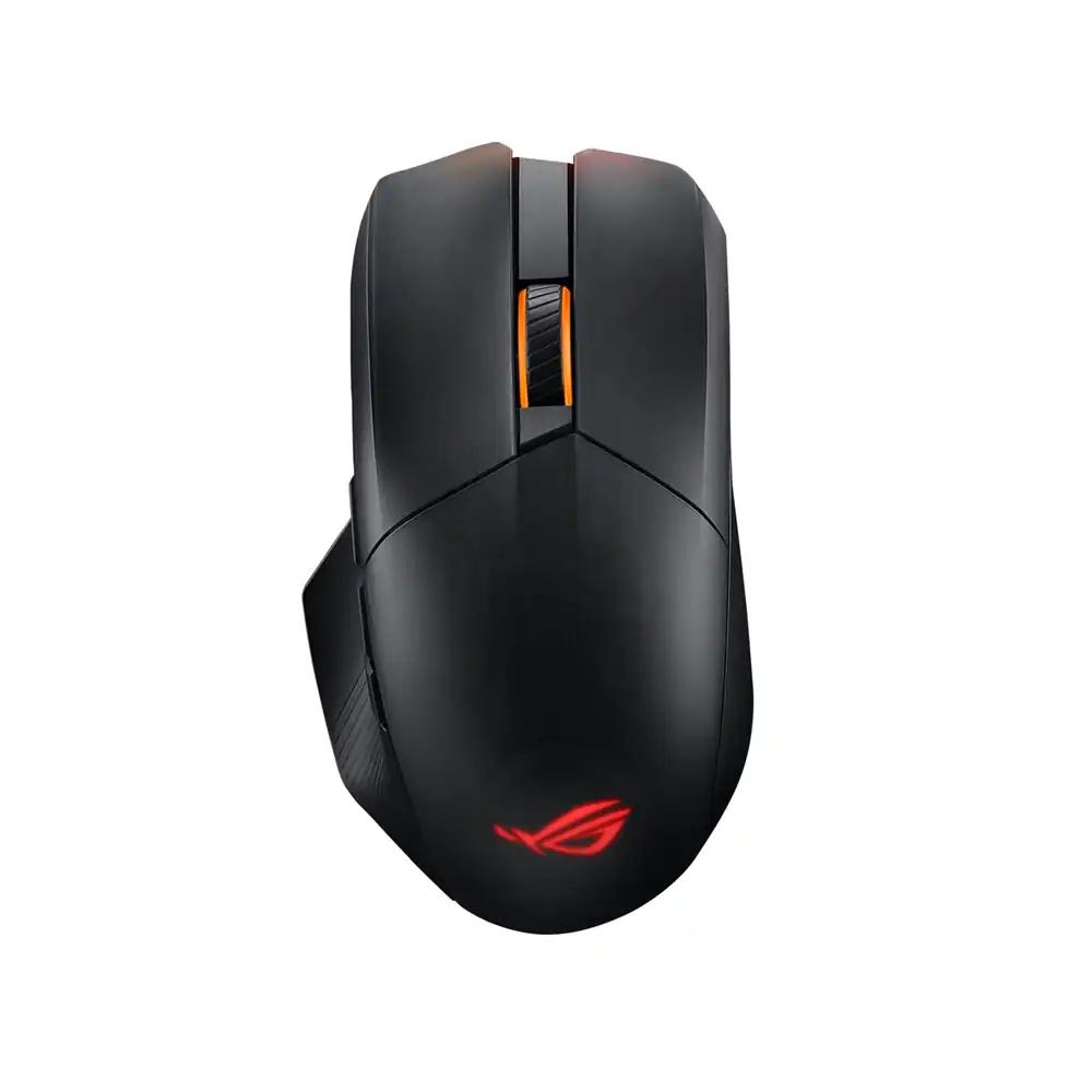 ASUS ROG Chakram X Origin juhtmevaba RGB mängurihiir (ROG AimPoint sensor, 36 000 dpi, 8000 Hz pollingu määr, RF 2,4 GHz / Bluetooth / juhtmega, 11 programmeeritavat nuppu, joystick, must)