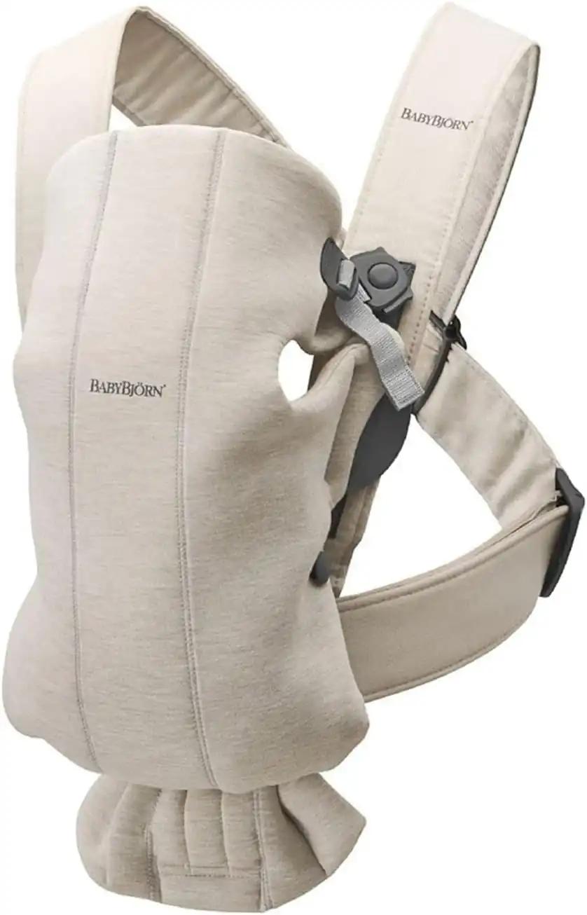 BabyBjörn Babykandur Mini, 3D-jersey, helebeež