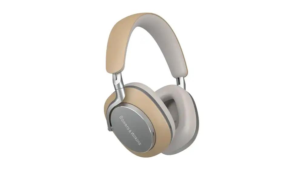 Bowers & Wilkins PX8 lipulaevad over-ear mürasummutavad kõrvaklapid, juhtmevabad, Bluetooth 5.0, kiirlaadimine, 30 tundi kvaliteetset heli, sisseehitatud mikrofon, beež
