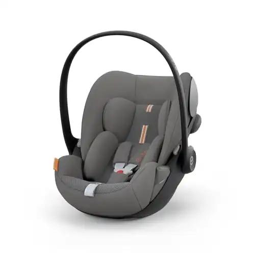 CYBEX Gold beebikandur Cloud G i-Size Plus, koos vastsündinute sisuga, sünnist kuni umbes 24 kuud, lastele alates 40 cm kuni 87 cm, maks. 13 kg, Lava Grey