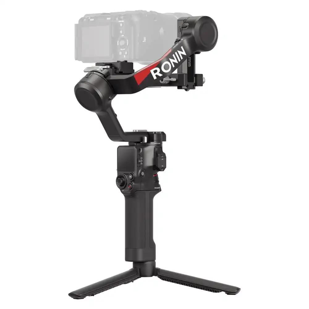 DJI RS 4, 3-teljeline gimbal-stabilisaator DSLR- ja hübriidkaameratele Canon/Sony/Panasonic/Nikon/Fujifilm, automaatsed teljelukud, 2-režiimiga juhtkangi, Teflon-kattega teljevarred, kaamera gimbal