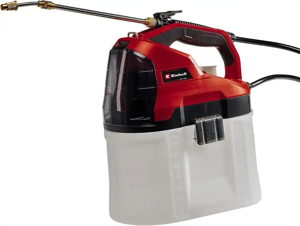 Einhell juhtmevaba surveprits GE-WS 18/75 Li-Solo Power X-Change (18 V, automaatpump, läbipaistev paak, teleskooplant, ilma akuta)